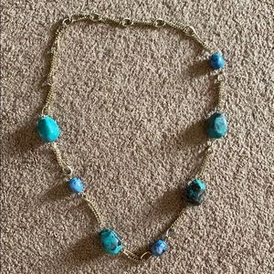 chain/ necklace w/ Malachite looking color rocks